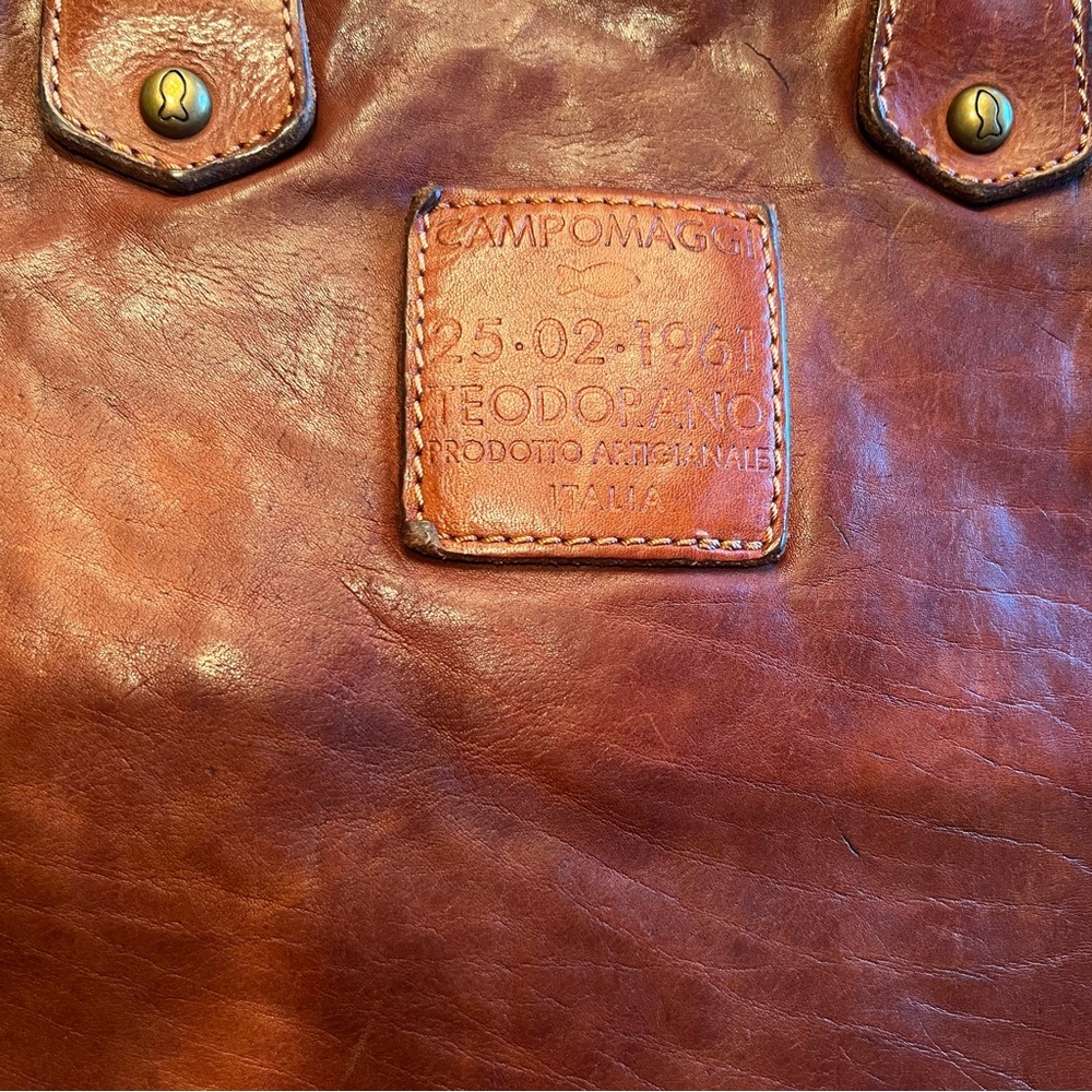 Campomaggi Leather and Canvas Crossbody Bags - Picture 5 of 9